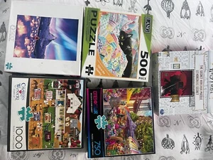 Set of 5 puzzles - Landscape - Art - Harry Potter - 300 - 500 - 750 - 1000 piece - Picture 1 of 1