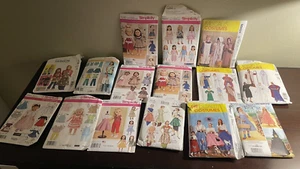LOT (15) Vintage Simplicity Mccall's Vogue Sewing Patterns - Picture 1 of 6