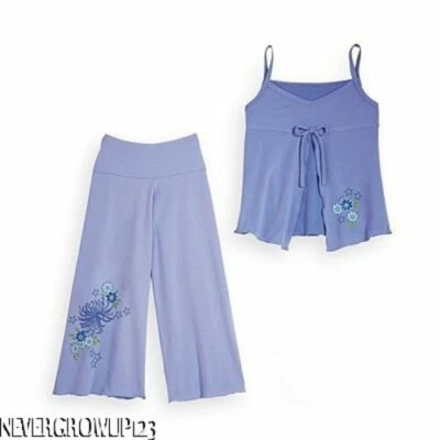 AMERICAN GIRL MIA'S FLORAL PERIWINKLE PAJAMAS FOR GIRLS~SIZE 6 EXTRA SMALL~NIP - Image 1 of 3