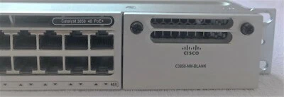 CISCO Catalyst WS-C3850-48F-S 48 Ethernet 10/100/1000 PoE port with IEEE 802.3af - Image 1 of 4