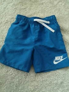 NIKE BOYS SWIN SHORTS SIZE 4 XS BLUE - Picture 1 of 3