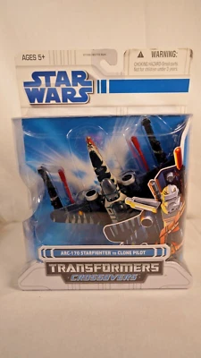 Hasbro Star Wars Transformers Crossovers Arc-170 Starfighter to Clone Pilot 2008 - Image 1 of 4