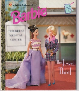 1999 "R" Edition of Barbie The Jewel Thief Little Golden Book Reporter Series - Imagen 1 de 1