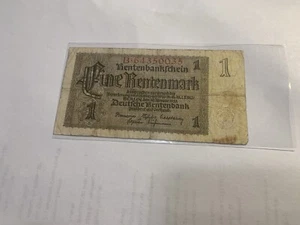 Germany bank certificatebanknoteA pension mark Berlin 30. January 1937 - Picture 1 of 2