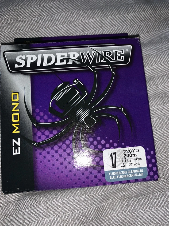 Spiderwire моно 17 фунтов тест 220 ярдов прозрачный сделано в США 🇺🇸 - Изображение 1 из 2