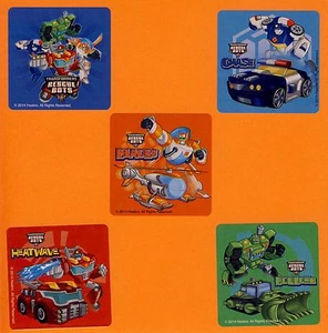 15 Transformers Rescue Bots - große Aufkleber - Party Gastgeschenke - Belohnungen - Bild 1 von 1