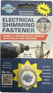 Unishim - Adjustable Outlet Shimming Spacer - 10pk - Picture 1 of 5