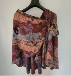 New Rapti Fashion 100% Cashmere Reversable Handmade Buckle Shawl Color Code 32 - Picture 1 of 7