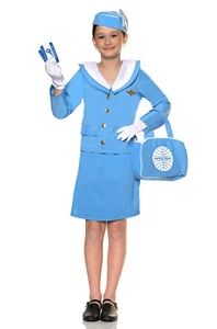 Pan Am Stewardess Child Costume - Picture 1 of 1