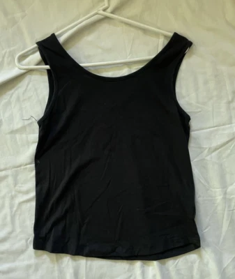 Camiseta sin mangas Misses Avon talla pequeña negra Foto 1 de 2