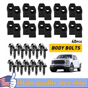 Fender Bolts & U Nuts 5/16-18 x 7/8" x 3/4" Washer 1/2" Hex Head Kit Body 40pcs - Picture 1 of 7