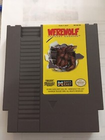 Werewolf The Last Warrior cart Nintendo NES 