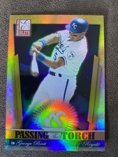 2002 Donruss Elite Passing the Torch #4 George Brett, Carlos Beltran #ed 299/500