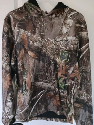 NWT Realtree Edge Camo Men's Tech Hoodie with Face Gaiter Scent Control Small - Image 1 of 4