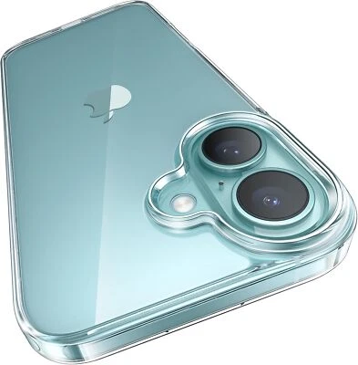 For Apple iPhone 16 Pro Max/16/16 Pro/16 Plus Clear Case Shockproof Bumper Cover - Image 1 of 4
