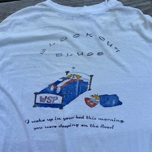 Vintage 90s Widespread Panic Band Shirt WSP Blackout Blues Phish Grateful Dead - Picture 1 of 6
