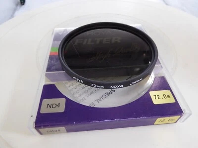 Hoya NDx4 NDX4 ND4X 0.6 72mm Neutral Density Filter + KEEPER - Image 1 of 3