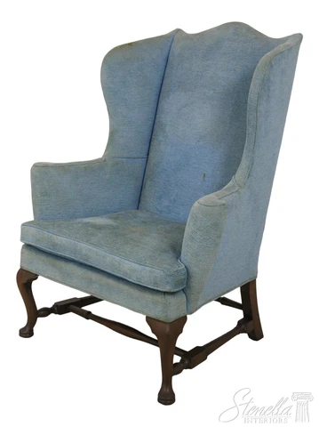 59422EC: KITTINGER Colonial Williamsburg CW-44 Mahogany Wing Chair	 Cover