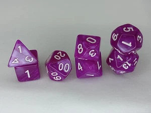 7pc Polyhedral Dice Set With Free Bag of Choice! TTRPG DND MTG Board Games - Picture 1 of 6