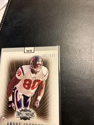 B97 2007 Triple Threads Topps Sepia/639 #62 Andre Johnson Houston Texans￼ - Image 1 of 3