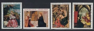 DAHOMEY Religious Art CHRISTMAS 1967 MNH set - Picture 1 of 1