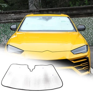 Foldable Car Sun Shade Windshield Window Sunshade Cover For Lamborghini URUS 18+ - Picture 1 of 19