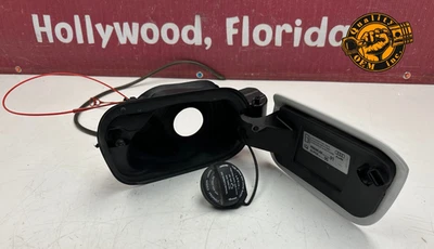 AUDI Q8 SQ8 2019-2025 tanque de combustible llenado bolsillo tapa de puerta con tapa (blanco/s9r) oem Foto 1 de 4