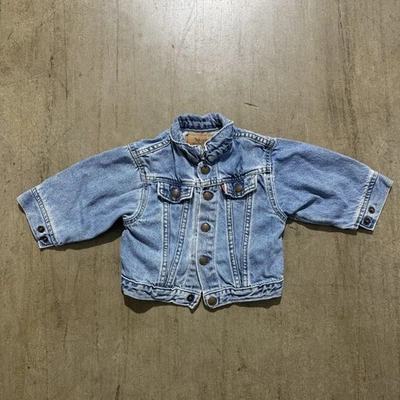 Chaqueta Vaquera Levi's Niño Pequeño 24 Meses Camionero Hecha en EE. UU. 79027 Little Levi's Foto 1 de 4