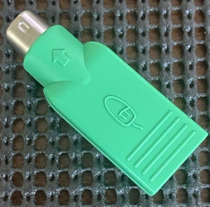 USB Typ-A Buchse auf PS/2 Stecker Adapter - Tastatur/Maus | getestet & funktionsfähig - Bild 1 von 7