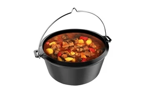 Tepro 8230N Gusseisen Dutch-Oven mit Einleger Grilltopf Suppenkessel 6 Liter NEU - Bild 1 von 6