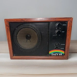 Vintage Eazy 101 B101 FM Philadelphia Fixed Tune Radio Works Bass Treble Rare - Picture 1 of 11