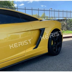 Carbon Fiber Car Side Splitter Lip Apron 2008-2014 For Lamborghini Gallardo Real - Picture 1 of 21