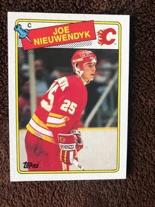 1988-89 Topps #16 Joe Nieuwendyk Rookie Card RC Flames HOF - Bild 1 von 2