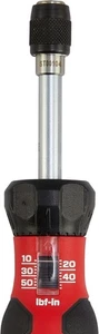 Torque Screwdriver Set with Storage, 1" Phillips, Slotted, Hex, Torx and Square - Picture 1 of 1