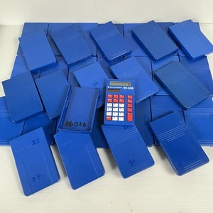 36 Lot Texas Instruments TI-108 Basic Calculators w/ Covers Solar Power Working - Picture 1 of 5