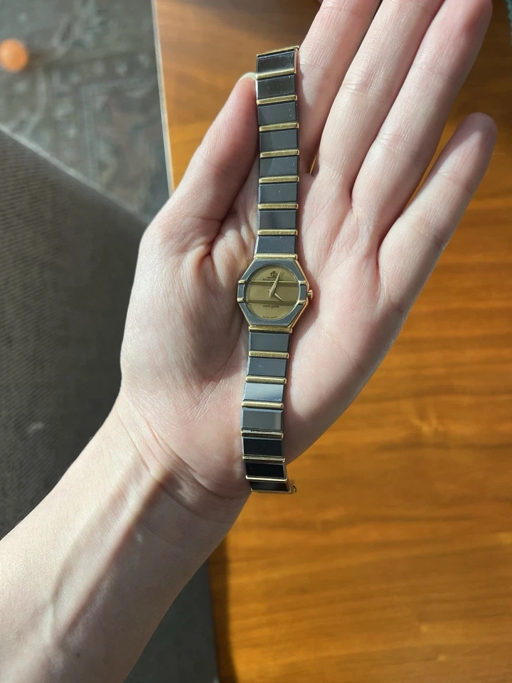 Vintage 18k Gold &Tungsten Baume & Mercier - Avant Garde Ladies Wristwatch - Image 1 of 4