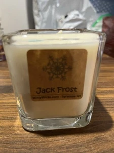 WITTY WICKS "Jack Frost" Scented Candle ~ NEW ~ 7 oz - Picture 1 of 2