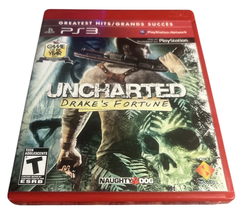 Uncharted Drake's Fortune (PlayStation 3, PS3) Greatest Hits - Image 1 of 4