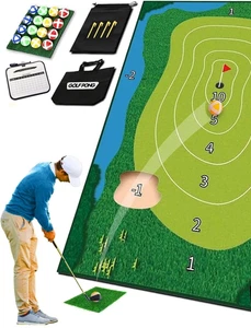 Golf Chipping Game 4X6 Ft.Chip Off Challenge and Stick Game BYOC - Bild 1 von 7
