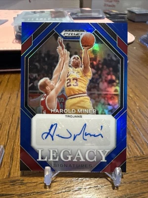 2024 Panini Prizm Draft Picks #LS-HMN Harold Miner Legacy Signatures Blue #/149 - Image 1 of 2