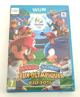 Mario & Sonic aux jeux olympiques de rio 2016 Nintendo wii U FR NEUF ss blister - Photo 1/4