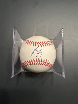 Lucius Fox Autographed Signed Baseball ROMLB Washington Nationals - Image 1 of 2