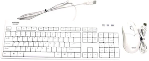 Keyboard and mouse Washable USB Wired Medical Keyboard & Mouse Combo - White - Picture 1 of 1