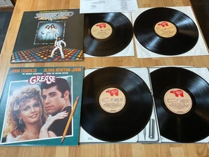 Saturday Night Fever and Grease soundtrack LPs Ex - Imagen 1 de 13