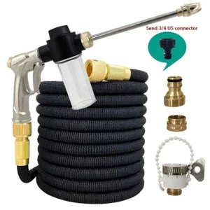 High Quality Flexible Expandable Garden Hose High Pressure Nozzle Long Rod Spray - Picture 1 of 6