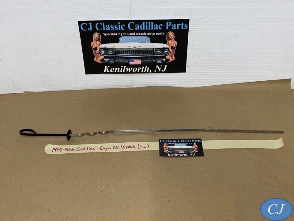 OEM 1965-1966 CADILLAC DEVILLE 429 Motor Indicador de nivel de aceite Varilla de medición 7/16" Foto 1 de 4