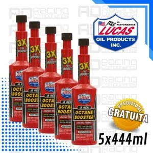 Additivo benzina ottani pulizia iniettori per moto auto octane booster 444 ml x5 - Imagen 1 de 4