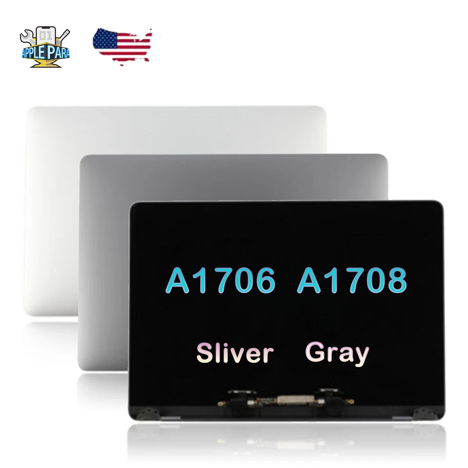 For Macbook Pro A1706 A1708 13.3" LCD Display Screen Replacement Sliver Gray - Image 1 of 4