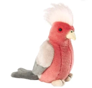 ~❤️~Wild Republic PINK GALAH Bird with sound 7" 17cm Soft Toy Plush ❤️ - Picture 1 of 2