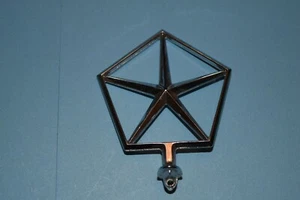 1970-1980's OEM MOPAR CHRYSLER DODGE NEW OLD STOCK STEEL HOOD ORNAMENT STAR - Picture 1 of 6